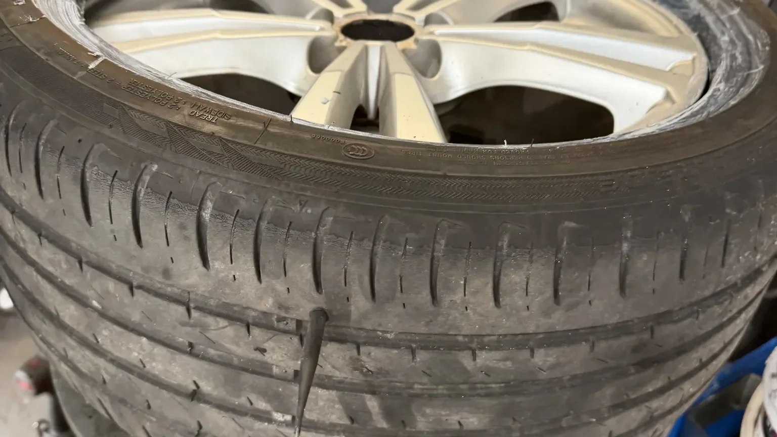 YourNewTyres van out on a winter job